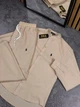 Мужской льняной костюм Polo Ralph Loren шорты+рубашка 3XL бежевый (RL0003) - изображение 4
