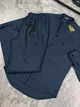 Мужской льняной костюм Polo Ralph Loren шорты+рубашка 3XL синий (RL0004) - изображение 5