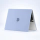 Чехол-накладка для MacBook Air 13.6" M2/M3/M4/M5 2022–2026 A2681/A3113/A3240/A3449 твердый пластиковый защитный кейс Lilac матовый голубой - изображение 4