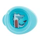 Термоустойчивая тарелка Chicco Warmy Plate, 6м+, цвет голубой (16000.20) - изображение 1