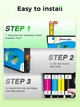 Комплект совместимых картриджей XP2200 для принтеров Epson Expression Home и WorkForce (Набор 12 шт. — 6BK, 2C, 2M, 2Y) - изображение 4