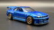 Машинка Базовая Hot Wheels Skyline GT-R (BNR34) Nissan 1:64 JJK35 Blue - изображение 2
