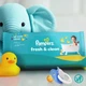 Детские влажные салфетки Pampers Fresh Clean 80 шт х 9 пачок (720 шт) (8006530134583) - изображение 2