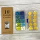 Набір для сургункового друку No19: друк-штамп 10 шт + свічки 10 шт + сургун гранули 10 кольорів + інструменти (8940) - зображення 4