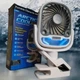 Портативный аккумуляторный мини-кондиционер вентилятор Arctic Air 3 в 1 с прищепкой и увлажнителем воздуха (2000 mAh, Type-C) Белый - изображение 3