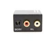 Аудио конвертер декодер цифрового звука переходник адаптер spdif toslink optical coaxial в аналоговый 2.0 RCA analog AUX ЦАП AY18 EU Plug - изображение 4