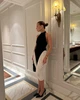 Платье миди с контрастными вставками - Classyme - XS - Черный - (35d) - изображение 4