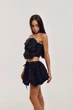 Юбка-баллон с завязками на талии - Classyme - L - Черный - (19sp) - изображение 6