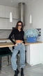 Джинсы с потертостями - Classyme - S - Джинсовый - (40je) - изображение 3