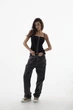 Джинсы с крестами - Classyme - XS - Черный - (37je) - изображение 3