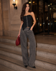 Джинсы прямого кроя - Classyme - XS - Серый - (37je) - изображение 1