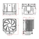 Кулер ID-Cooling SE-226-XT, Черный - 395280 - изображение 7