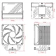 Кулер процессорный ID-Cooling Frozn A610, Черный - 454966 - изображение 7