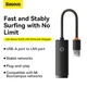 Адаптер Baseus WKQX000101 Lite, RJ45, USB, Черный - 584829 - изображение 4