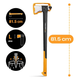 Топор колун Fiskars X32 L для колки больших бревен 81.5 см сталь черный CS-0019 - изображение 8