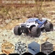 Машинка 4WD Monster Truck на радиоуправлении противоударный корпус, резиновые шины, скорость до 36 км/ч Голубой (i7-165373) - изображение 9