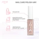 Лак для ногтей JOIA Vegan 4in1 №04 Nude horizon бежевый 8 мл - изображение 4