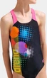 Купальник закритий для дівчат Arena DOTS SWIMSUIT SWIM PRO BACK Чорний 128 см (010745-559-128) - изображение 3