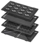 Мультимейкер Ardesto SM-H400S, Black, 700 Вт, 4 пластини: сендвіч, вафельна, гриль, горішниця, антипригарне покриття, індикатор готовності - изображение 4