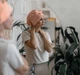 Полотенца для сушки волос универсальное 25х63см Персиковый (Д-am-chalma-009) - изображение 2