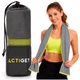 Полотенце спортивное Actiget 180 x 100 см из микрофибры ACT0192 Grey - изображение 5