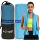 Полотенце спортивное Actiget 180 x 100 см из микрофибры ACT0193 Sky Blue - изображение 1