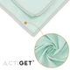 Полотенце спортивное Actiget 80 x 40 см из микрофибры ACT0185 Mint - изображение 6