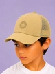 Дитяча кепка із сіткою - вишивка Stone Island 53-55 см. Бежевий - зображення 1