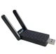 Сетевой беспроводной WIFI 6 Адаптер 1800 Мбит/с для ПК и ноутбука 2.4G + 5.8G USB 3.0 игровой двухдиапазонный WI-FI вайфай ресивер модуль для компьютера внешняя сетевая карта 5.8 ГГц 2 антенны L4 Max - изображение 3