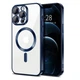 Чехол Fiji Chrome для Apple iPhone 14 Pro Max с MagSafe и защитой камер Dark Blue - изображение 1