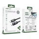 Кабель Acefast C15-03 Type-C - Type-C PD 60W (3A) 1.2м нейлоновий для ноутбука та швидкого заряджання з дисплеєм Black - зображення 4