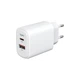 Мережевий зарядний пристрій ArmorStandart Poweraze 45 W GaN Type-C + USB-A White (ARM90431) - зображення 9