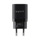 Зарядний пристрій HAVIT HV-UC30 GaN 30W USB+USB-C Black - зображення 2