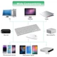 Беспроводной комплект JOMAA MOFII Ультратонкая Клавиатура с Подсветкой + Мышка Bluetooth/2.4GHz Белый - изображение 2