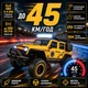 Машинка на радиоуправлении ZLL SG206 MAX 1:20 Yellow – Гоночный автомобиль, Внедорожник, 4WD, LED-фары, бесколлекторные двигатели, металлическая трансмиссия, до 45 км/ч, до 30 минут, до 100 м - изображение 3