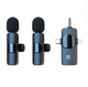 Беспроводной петличный микрофон К15 с шумоподавлением Wireless Lavalier Microphone, USB-C микрофон - изображение 2