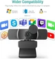 Веб-камера Full HD YIMONA W10 для компьютера и ноутбука с микрофоном | USB Web-камера 1080p для стрима, дистанционного - Б/У - изображение 6