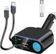 Автомобильное зарядное устройство OHLPRO 5 в 1, 168 Вт, USB Type-C и USB, разветвитель прикуривателя для телефона, - Б/У - изображение 1