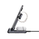 Беспроводная зарядная станция 3 в 1 SwanScout 708S для iPhone, Apple Watch и AirPods со встроенными часами и LED - Б/У - изображение 2