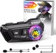 Мотогарнитура Moman RiderSound H4P, Bluetooth-гарнитура для шлема с FM радио, защита от воды IP65 - Б/У - изображение 1