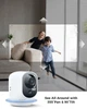 Панорамная камера безопасности COCOCAM 2K Wi-Fi, с аккумулятором 5200 мАч, AI-обнаружением, PIR-датчиком и поддержкой - Б/У - изображение 5