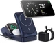 Беспроводная зарядная станция MagSafe 3 в 1 Wireless Charging Station HX-W2? 15W для iPhone, Apple Watch, AirPods + - Б/У - изображение 1