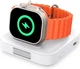 Портативная беспроводная зарядка для Apple Watch SwanScout 1800 mAh - Power Bank для часов с функцией подставки, белый - Б/У - изображение 1