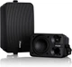 Настенная акустическая система Bluetooth Inwa MZ-622 (2 Pack) беспроводные настенные колонки 40W IPX5 с пультом, черные - Б/У - изображение 1