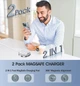 Комплект магнитных беспроводных зарядок Oandys C18 MagSafe 15W Type-C/USB (2 шт. в упаковке) для iPhone 12/13/14/15/16 - Б/У - изображение 7