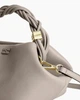 Женская кожаная сумка с логотипом GANNI Small Bou Bag Бежевый - изображение 4