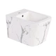 Біде підвісне Qtap Tern 520x350x330 мм, Marble QT17551303GMR - изображение 1