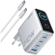 Зарядное устройство Anker 140W Laptop GaN Charger 3xUSB-C PD3.1 1xUSB-A Silver - изображение 1