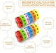 Магнитный арифметический капитошка-конструктор ADKD Math Roller (Органайзер-головоломка для обучения счету, 6 элементов) - изображение 5