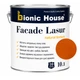 Фарба для дерева FACADE LASUR Bionic-House 10л Бурштин - изображение 1
